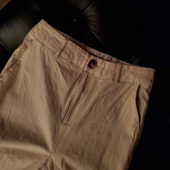 NASTY GAL Tapered Linen Pants - Picture 4 of 5